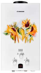 Газовый проточный водонагреватель Edisson E 20 GD Подсолнухи