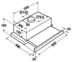 Встраиваемая вытяжка Kuppersbusch DEF 6300.0 E