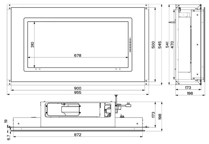 Встраиваемая вытяжка Faber Heaven Glass 2.0 WH A90