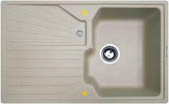 Кухонная мойка Zigmund &amp; Shtain Kaskade 800 речной песок