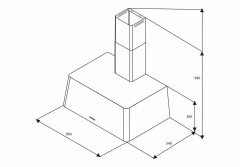 Кухонная вытяжка Lofra Rainbow 90 burgundy