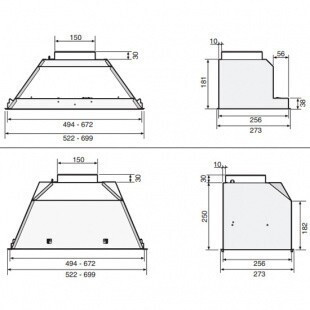 Встраиваемая вытяжка Zigmund & Shtain K 376.51 S
