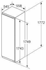Встраиваемый холодильник Siemens KI 81RAD20