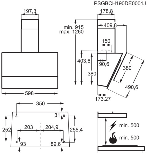 Кухонная вытяжка Electrolux LFV 616 Y