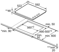 Электрическая варочная панель Bosch PKE 652 CA1E
