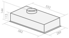 Встраиваемая вытяжка MBS Raoulia 160