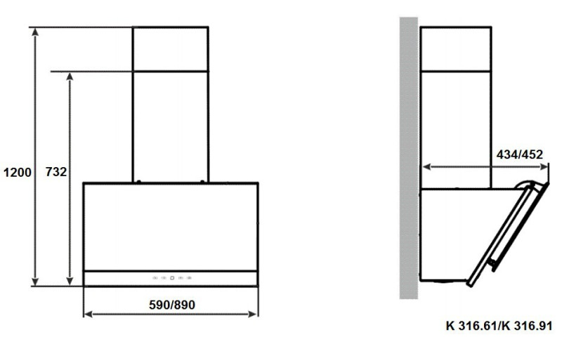 Кухонная вытяжка Zigmund & Shtain K 316.61 W