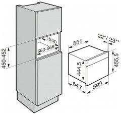 Встраиваемая пароварка Miele DG 7440 Obsidian Black, черный обсидиан