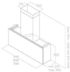 Кухонная вытяжка Elica Rules BL/F/120
