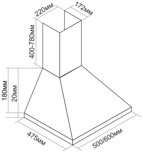 Кухонная вытяжка Darina UMBRELLA 503