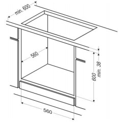 Электрический духовой шкаф Hansa BOEI 64111