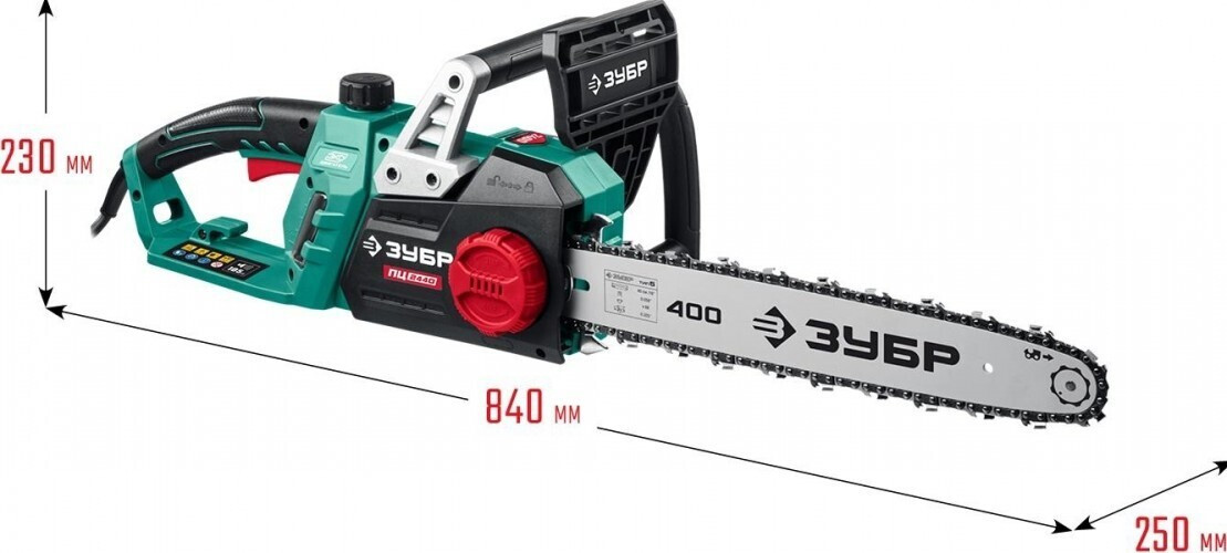 Электрическая цепная пила Зубр ПЦ-2440