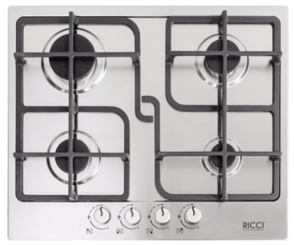 Газовая варочная панель RICCI RGN-ST4001IX