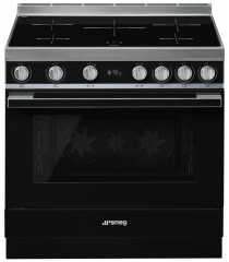 Индукционная плита Smeg CPF9IPBL