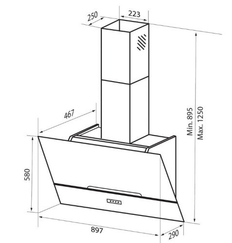 Кухонная вытяжка Zigmund & Shtain K 142.9 B