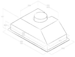 Встраиваемая вытяжка Elica Era C WH/A/60