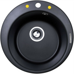 Кухонная мойка Zigmund &amp; Shtain Kreis 480 черный базальт