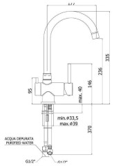 Смеситель для кухни Paffoni Stick SK190CR