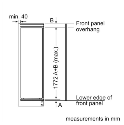 Встраиваемый холодильник Bosch KIL82AFF0