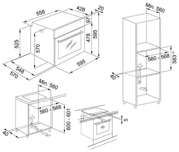 Электрический духовой шкаф Franke FSM 97 P XS 116 0606 096