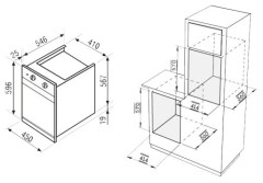 Электрический духовой шкаф Korting OKB 4604 CRI