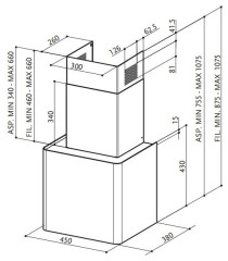 Кухонная вытяжка Faber Lithos EG6 WH Corian A45