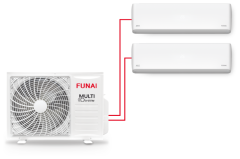 Мульти сплит-система FUNAI RAMI-SM25HP.D04/S + RAMI-SM35HP.D04/S / RAMI-3OR70HP.D05/U