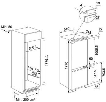 Встраиваемый холодильник Franke FCB 320 TNF NE F 118 0656 683