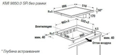 Индукционная варочная панель Kuppersbusch KMI 9850.0 SR