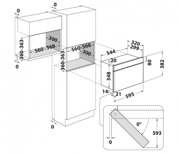Встраиваемая микроволновая печь Whirlpool AMW 435 IX