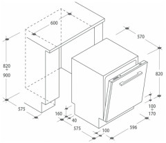 Посудомоечная машина Candy CDI 3DS633D-07