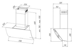 Кухонная вытяжка Akpo Clarus WK 4 eco 60 черный