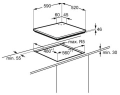 Газовая варочная панель Electrolux GEE 264 YK