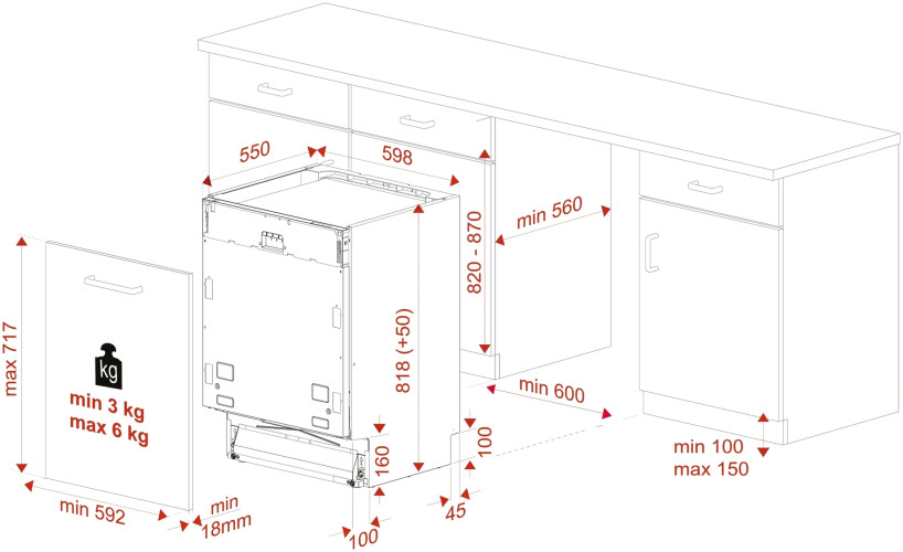Посудомоечная машина Teka DFI 46700
