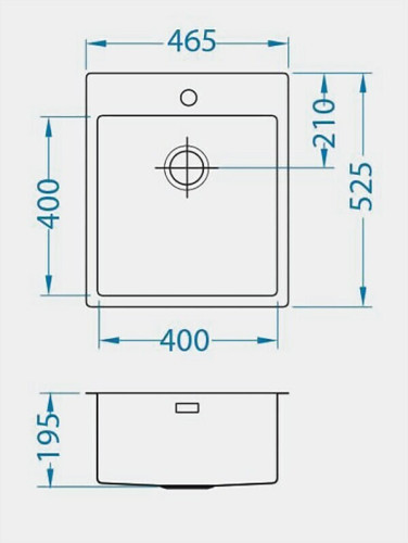 Кухонная мойка Alveus PURE 20 KMB-90 1103608
