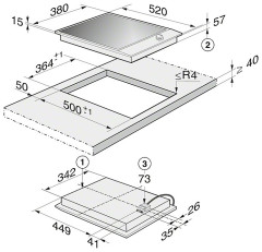 Индукционная варочная панель Miele CS 1221