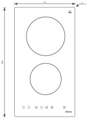 Электрическая варочная панель Konigin Virgo C302 TBK