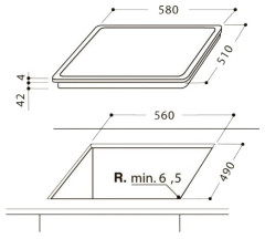 Электрическая варочная панель Hotpoint-Ariston HR 632 B