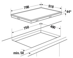 Электрическая варочная панель Kuppersbusch KE 8330.0 SR
