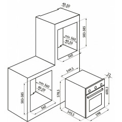 Электрический духовой шкаф Ardesia OBC 606 WC