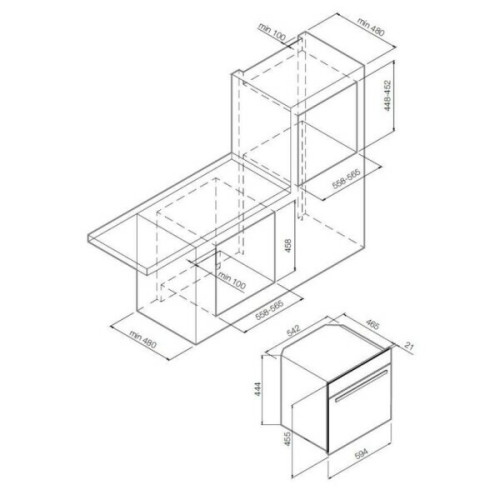 Электрический духовой шкаф Graude BWG 45.0 W