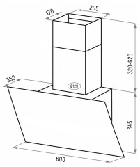 Кухонная вытяжка Ciarko Renaissance 60 IV