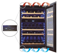 Винный шкаф PANDO PVMBP 60 45CRR