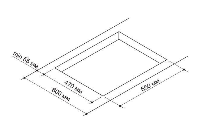 Газовая варочная панель Pyramida PFA 640 Inox Luxe
