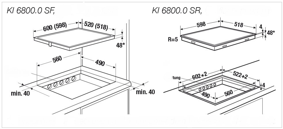 Индукционная варочная панель Kuppersbusch KI 6800.0 GE