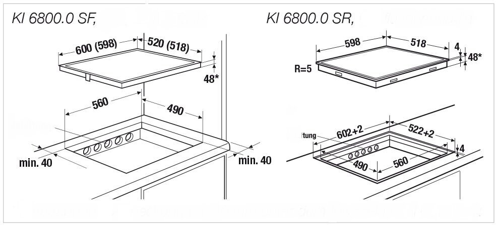 Индукционная варочная панель Kuppersbusch KI 6800.0 GE