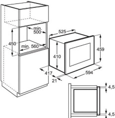 Встраиваемая микроволновая печь Electrolux EMS 26004 OK