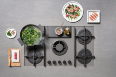 Газовая варочная панель Elica NikolaTesla Flame BL/F/88