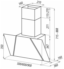Кухонная вытяжка MAUNFELD SEVERN 50