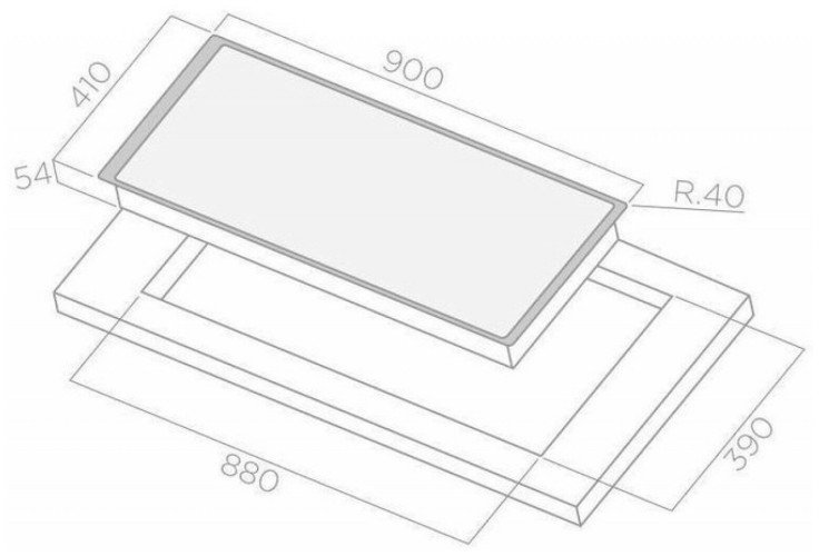Индукционная варочная панель Elica Lien Diamond Frame 904 BL